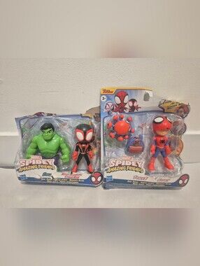 Hasbro Marvel Spidey and His Amazing Friends Hero Reveal 2 Pack/Hulk and Miles